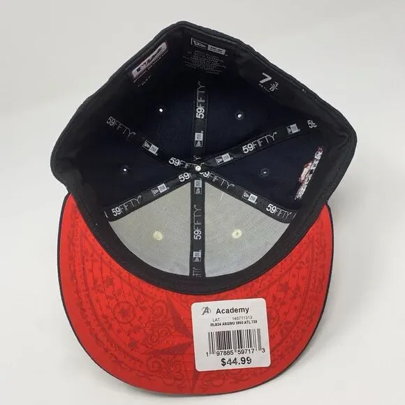 Atlanta Braves‎ New Era 59Fifty Size 7 3/8 Cream All Star Game Patch Fitted MLB